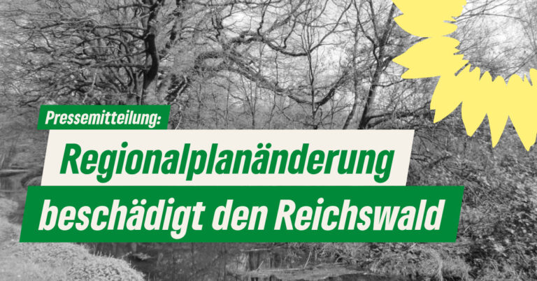 Regionalplanänderung beschädigt den Reichswald